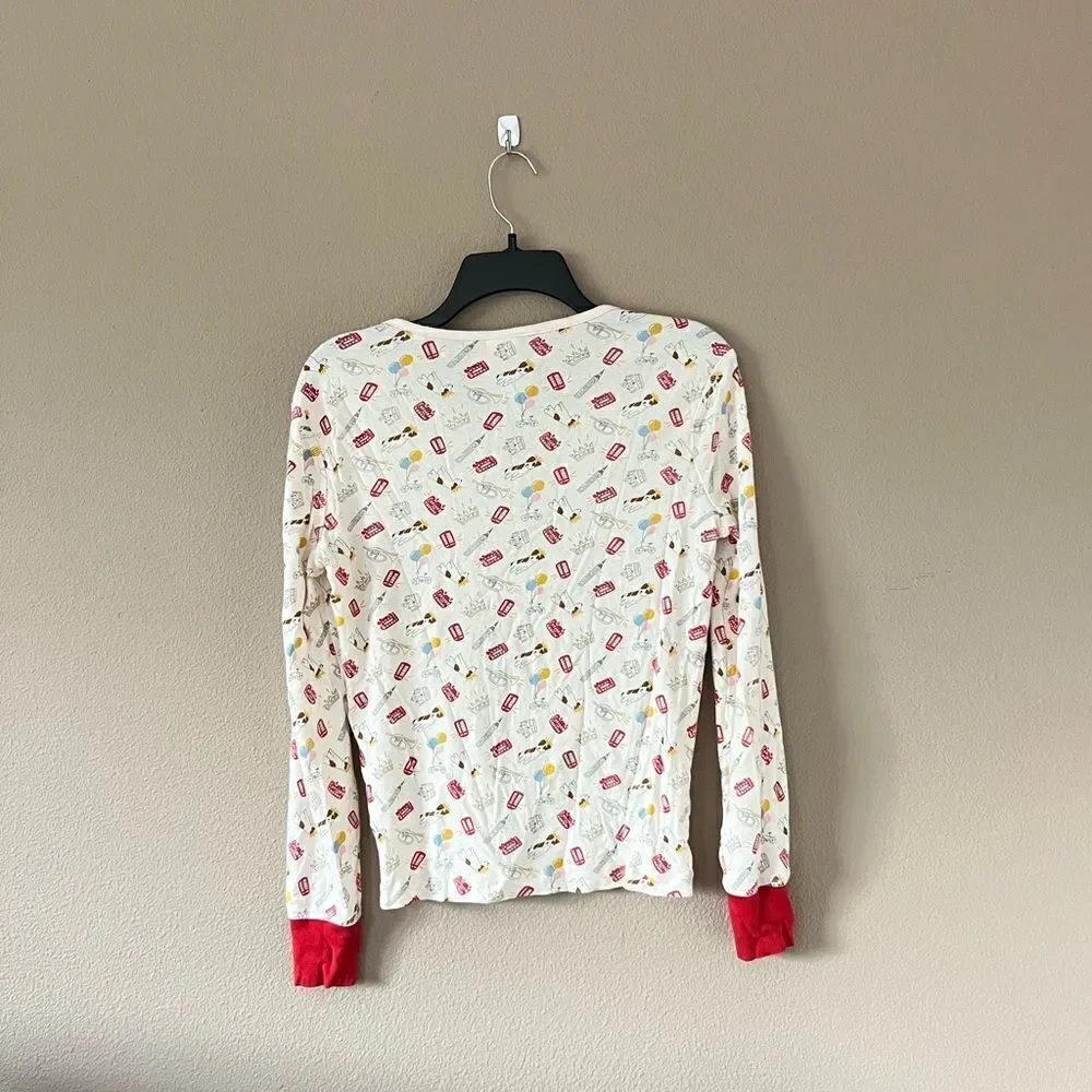 Boden Dog Print Pajama Top